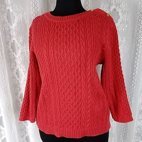 Tommy Hilfiger Sweaters - TOMMY HILFIGER WOMEN'S SWEATER BLOUSE SIZE L
